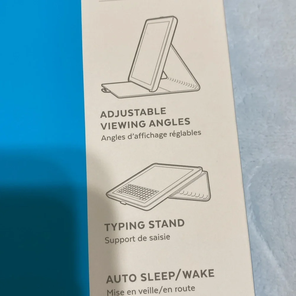 iPad case adjustable viewing stand. 2 new iPad case bundle.